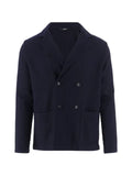 BOSS double-breasted textured jacket