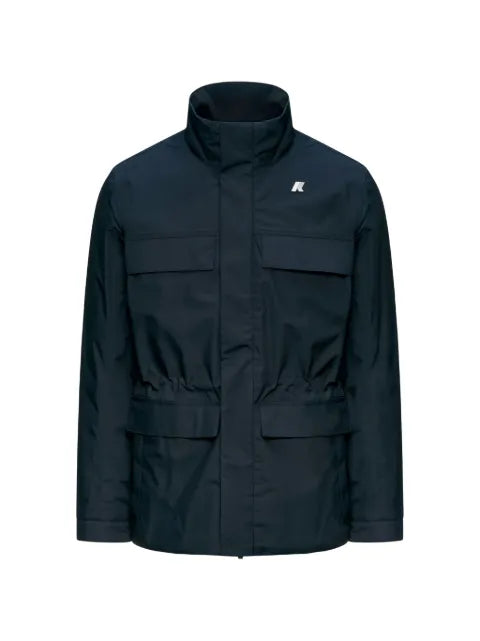 K-Way logo-patch multi-pocket jacket