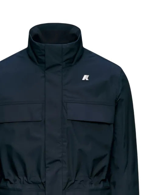K-Way logo-patch multi-pocket jacket