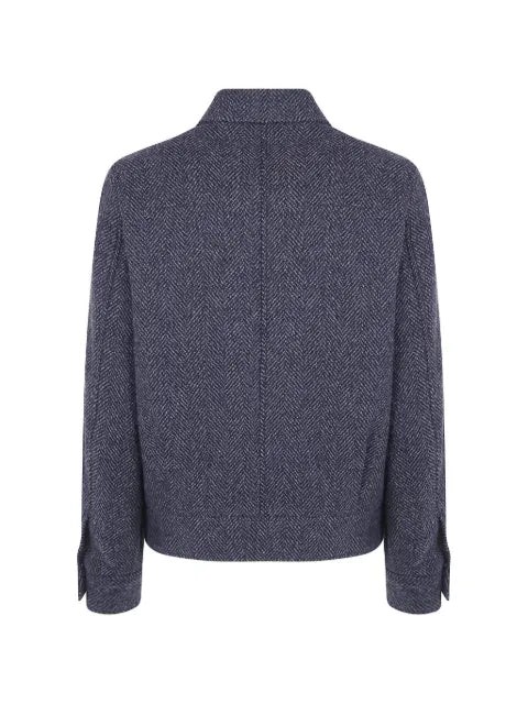 PS Paul Smith herringbone-pattern jacket