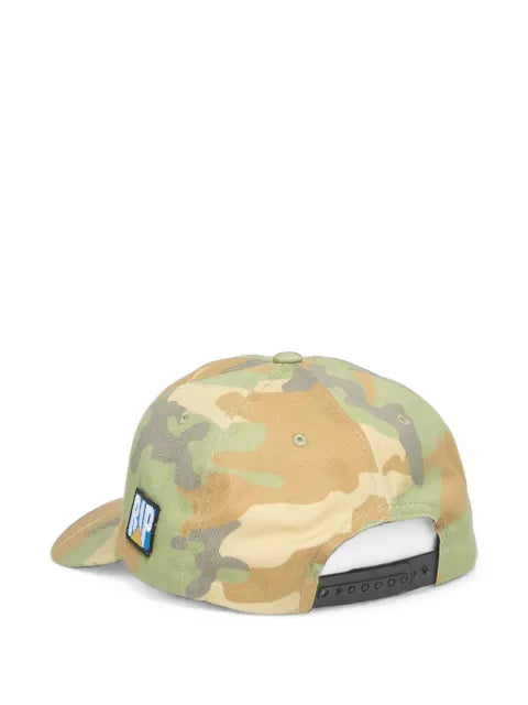 Ripndip camouflage-print patchwork cap