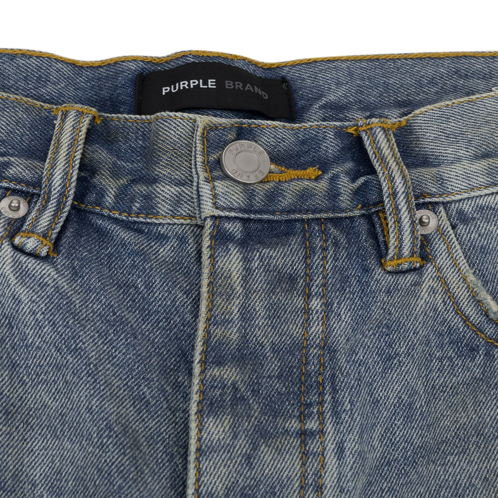 Light Indigo Cast Iron Shorts