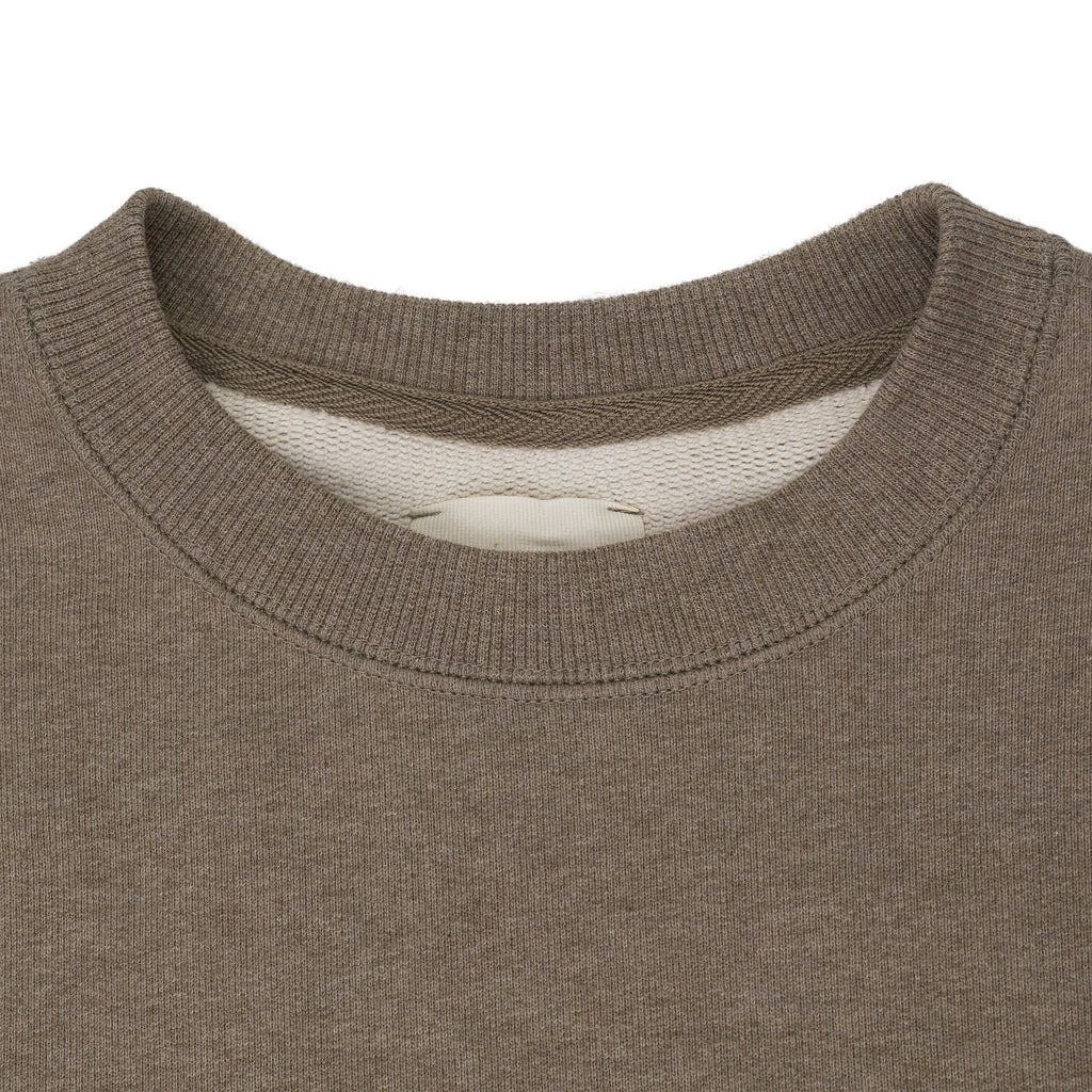Brown Melange Uniform Crewneck Sweatshirt