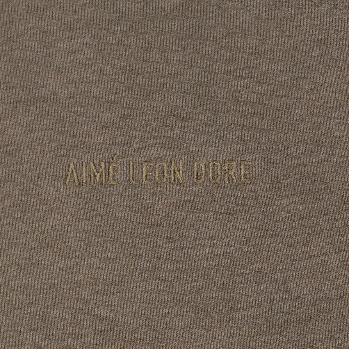 Brown Melange Uniform Crewneck Sweatshirt