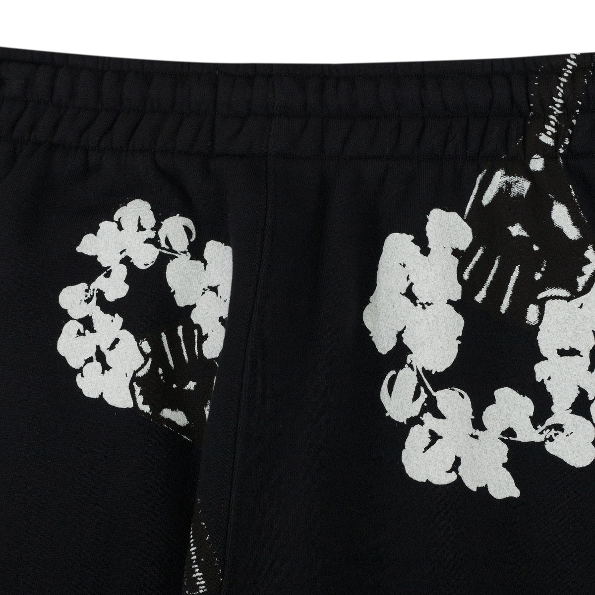 Black Hardies Fist Rhinestone Wreath Sweatpants