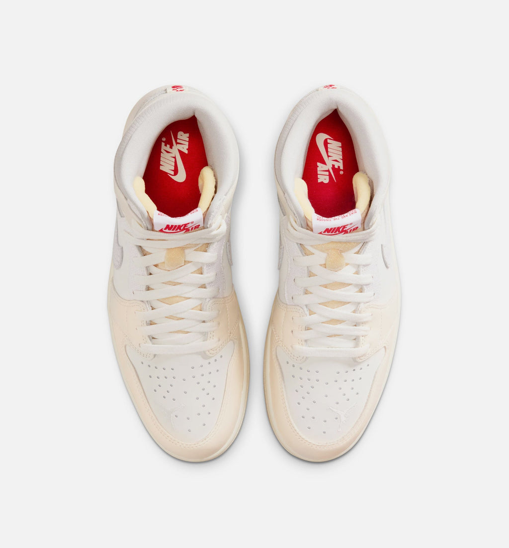 Air Jordan 1 Retro High OG Sail Men's Lifestyle Shoes - Sail / University Red / Pale Ivory / Coconut Milk
