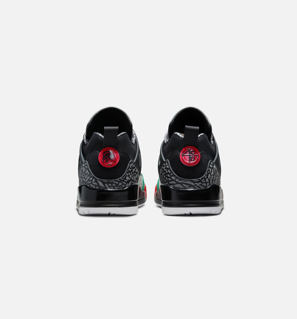 Spizike Low Men's Sneakers - Black / Classic Green / White / Varsity Red