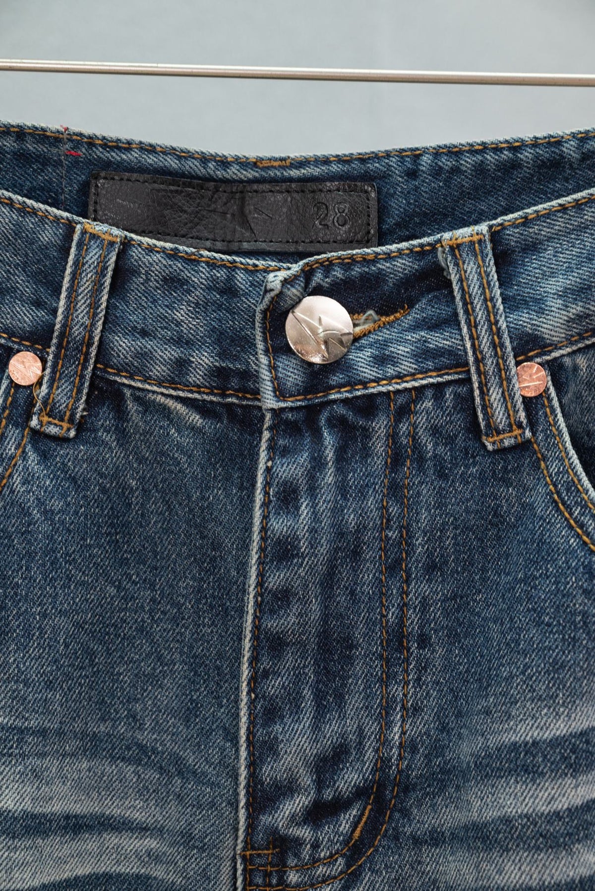 Acne Studios Lightning Embellished Flare Denim Jeans