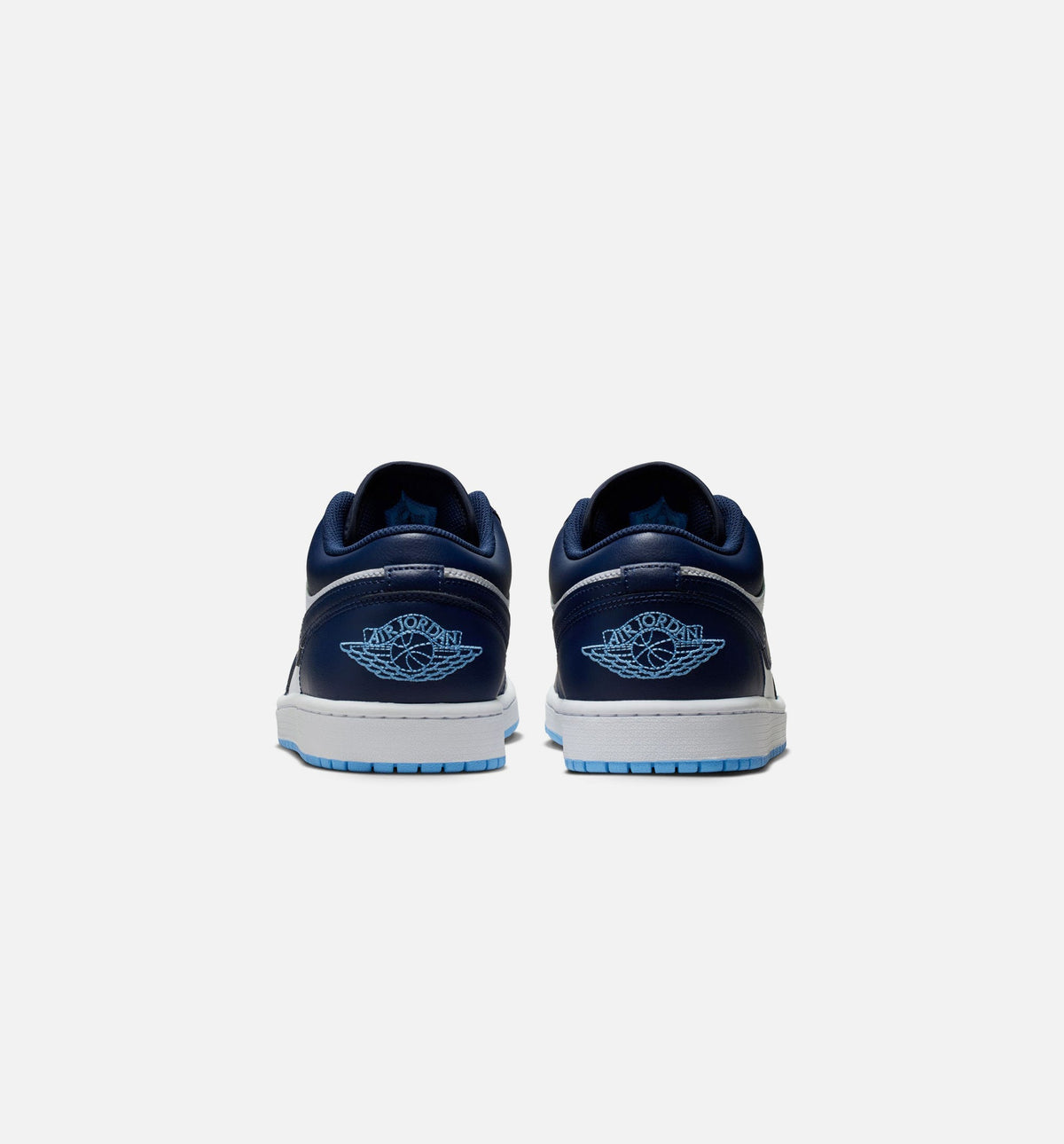 Air Jordan 1 Low Men's Lifestyle Sneakers - Midnight Navy/University Blue/White