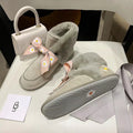 Daisy Chain Ribbon Snow Boot — Grey | New Arrival | In Stock
