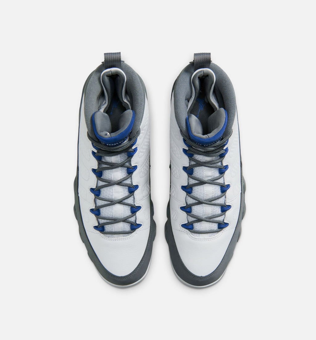 Air Jordan 9 Retro Flint – Men's Lifestyle Shoe | White/French Blue/Flint Grey