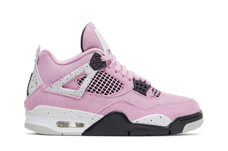 Air Jordan 4 Retro WMNS 'Orchid' – Soft Purple & White AJ4 with Full Design Architecture in an Elegant Floral Palette