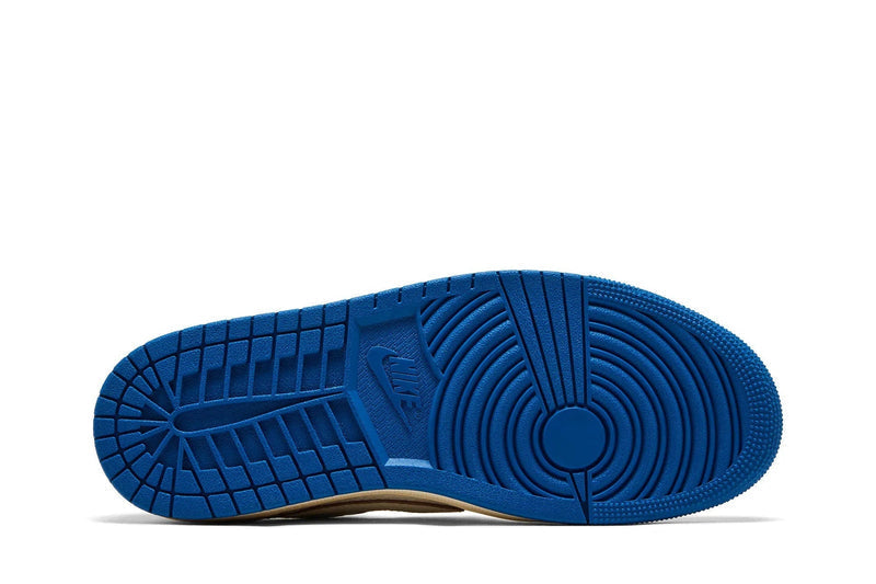 Fragment Design x Travis Scott x Air Jordan 1 Low OG SP 'Sail & Military Blue' Men's & Women's Sneakers