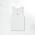 Les Deux Arthur Logo Rib Tanktop: White