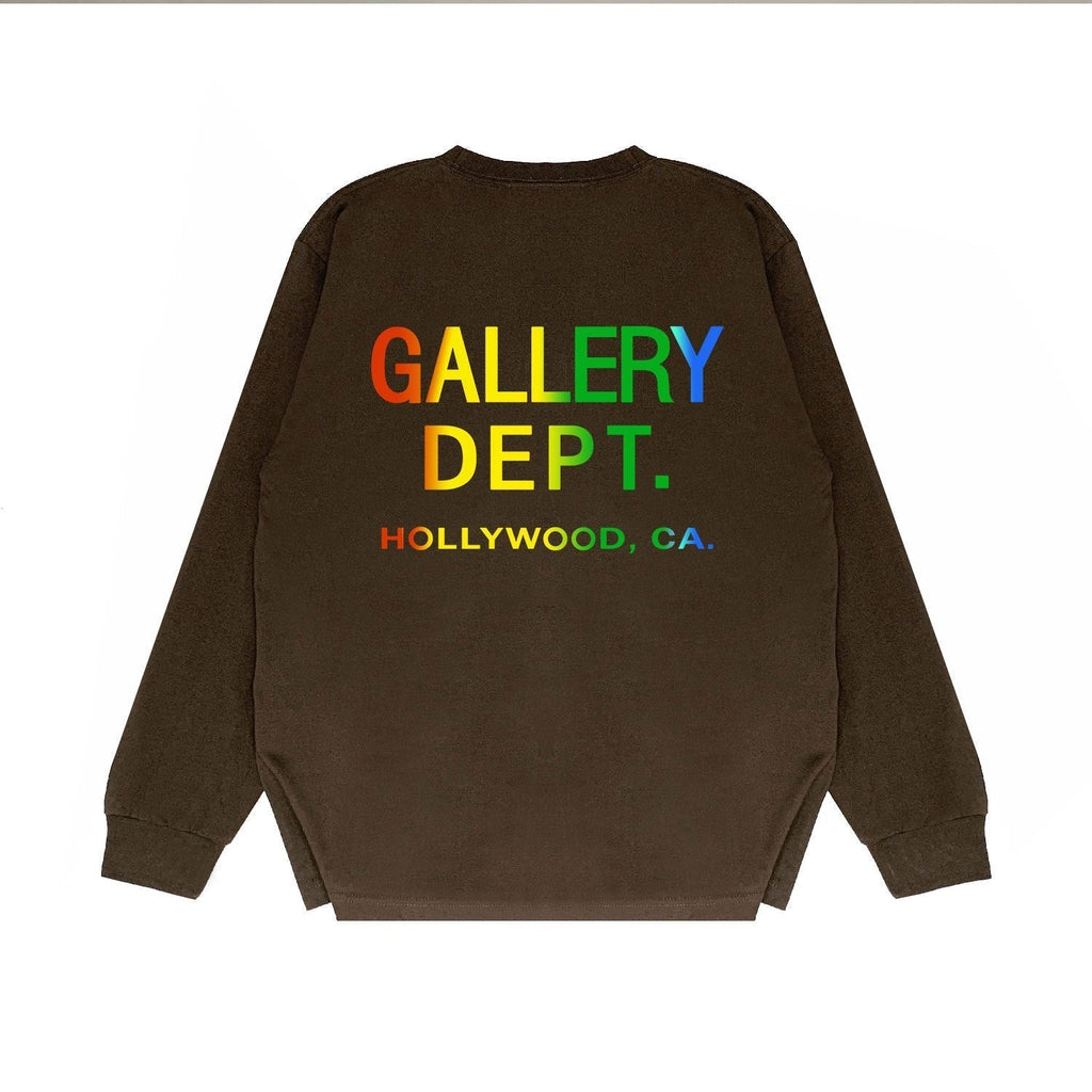Gallery Dept Long Sleeved Shirt Fashion Brand Long Sleeve Long-Sleeved T-shirt Blouse
