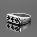 Chrome Heart Ring Cross Glossy