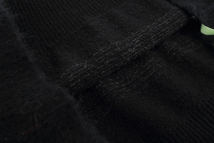 Off-White Black Arrow Gradient Crewneck Knit Sweater