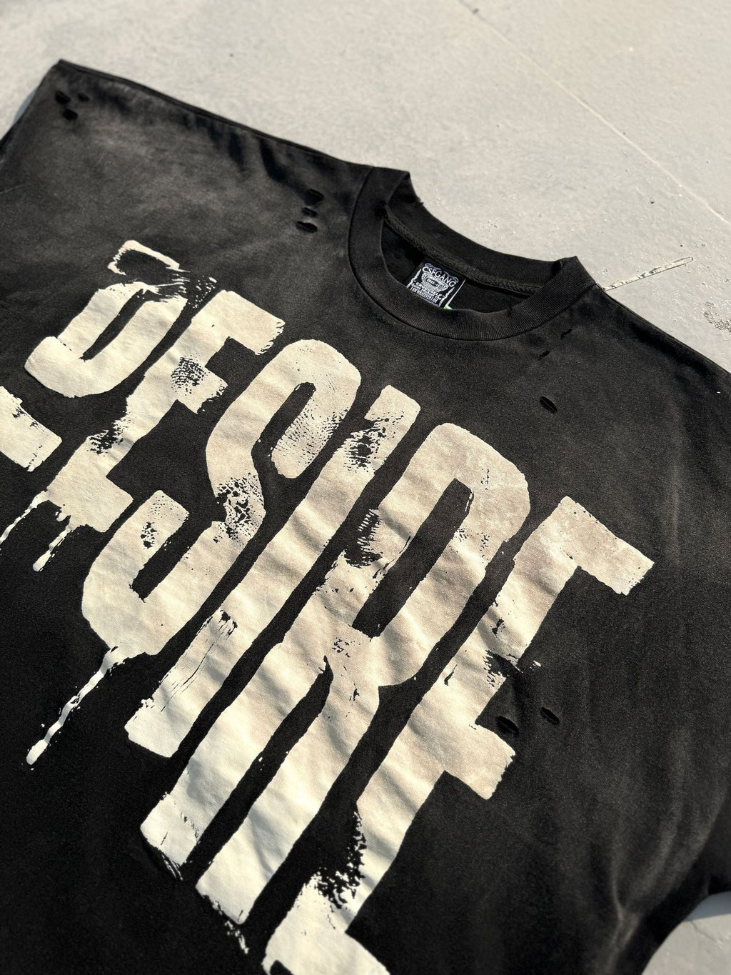 Punk Art Graphic Short Sleeve Crewneck T-Shirt
