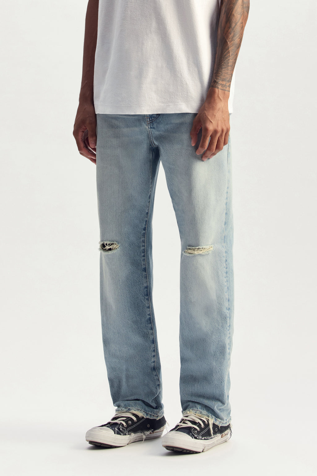 P011 Vintage Knee Slit