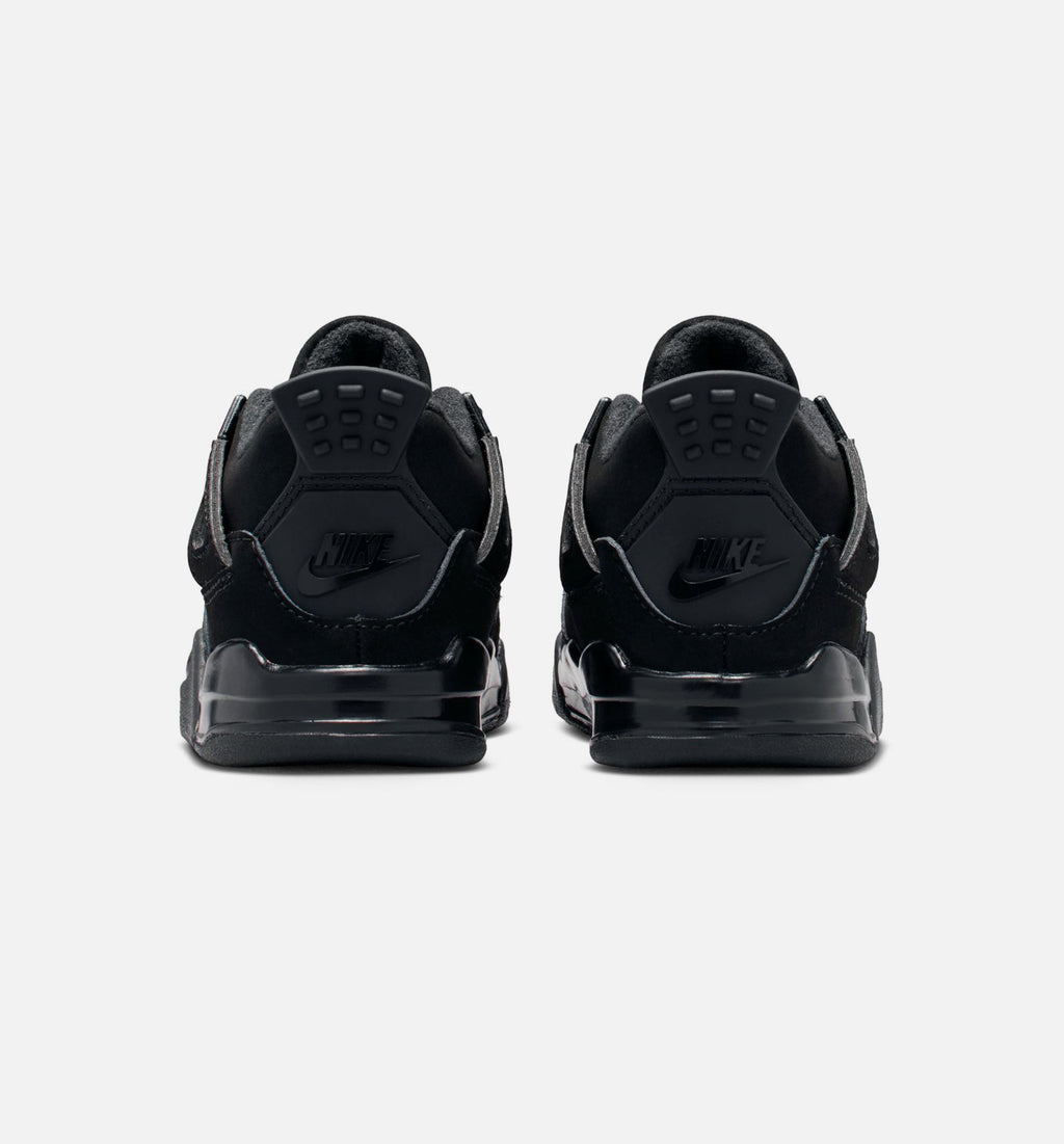 Air Jordan 4 Retro Black Cat Infant/Toddler – Black/Black/Light Graphite