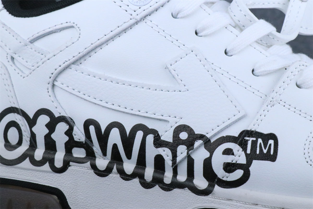 Off-White Out of Office Logo Print 'White Black'