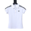 Adidas logo polo shirt white