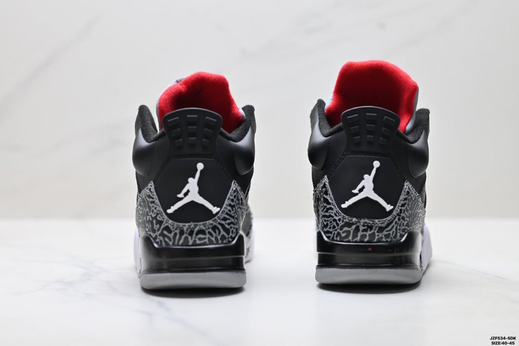 Air Jordan 5 Retro Black Cement Grey Sneakers