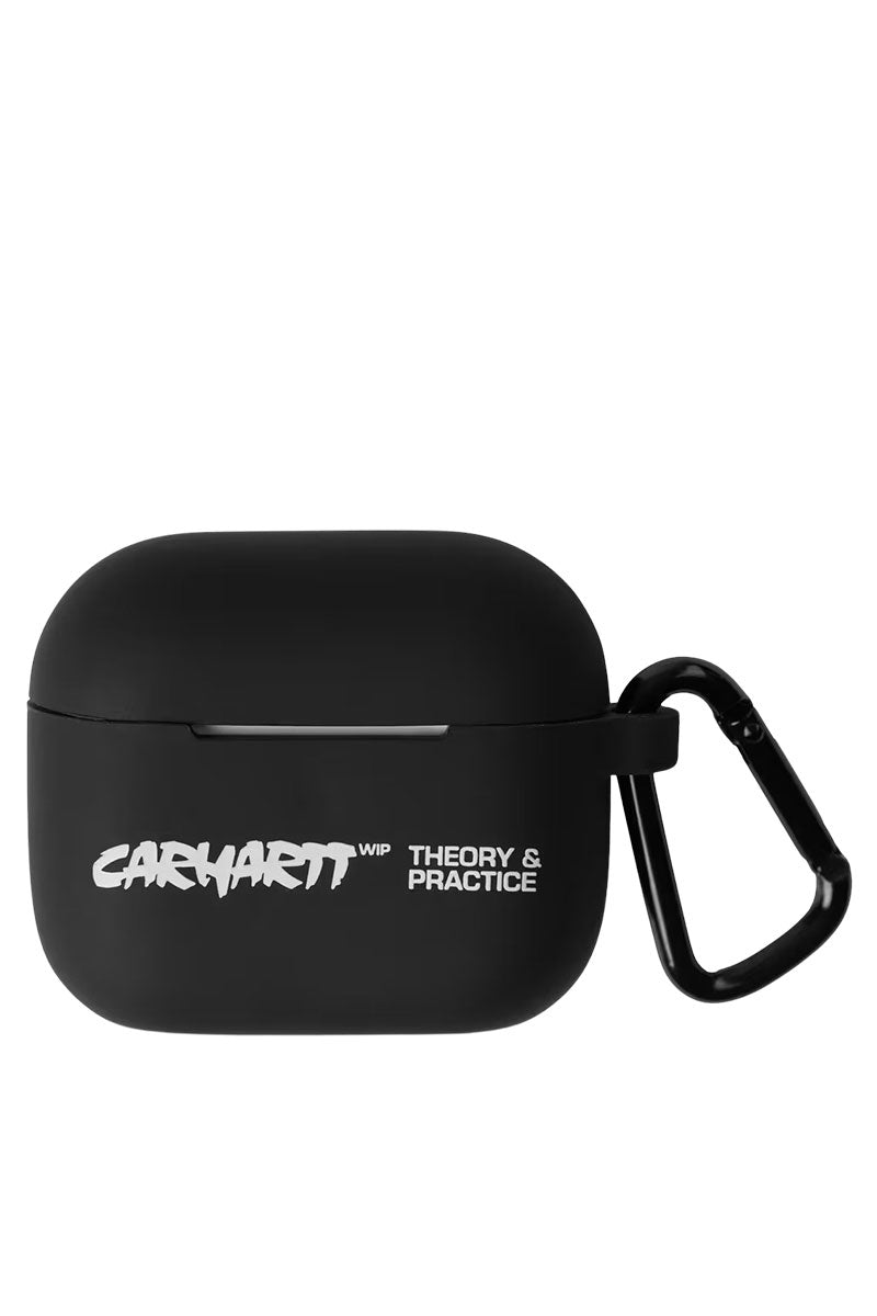 CARHARTT WIP THEORY & PRACTICE AIRPODS CASE Black / White