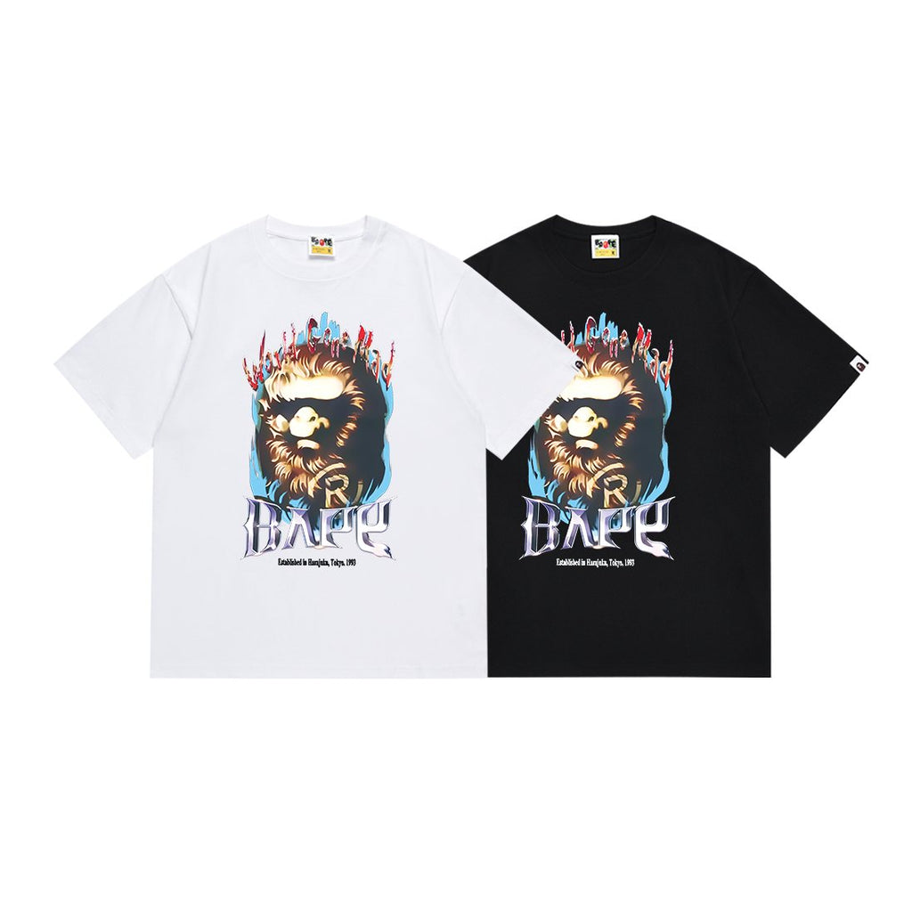 BAPE Flaming Ape Graphic T-Shirt