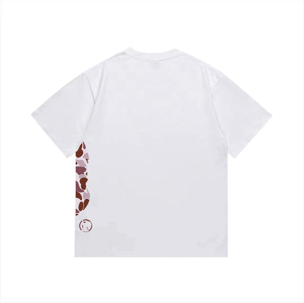 BAPE Pink Camo Ape Head Graphic Short-Sleeve T-Shirt