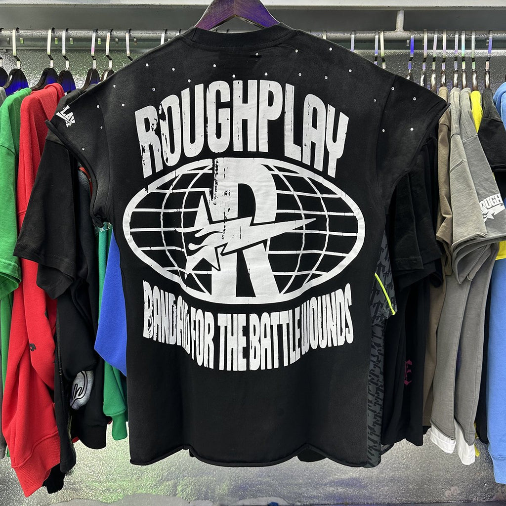 Rough Play Monster Graphic Washed T-Shirt
