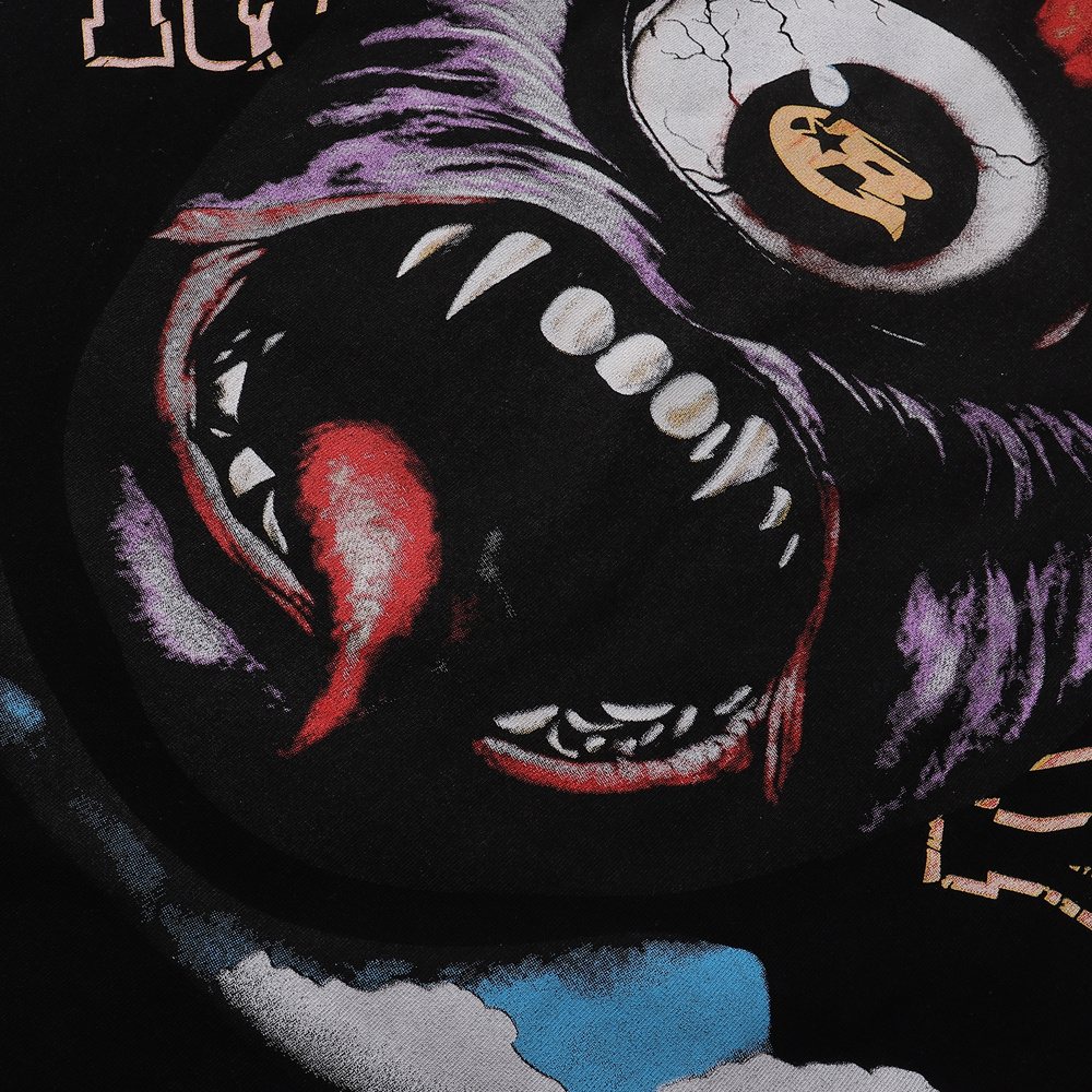 Rough Play Monster Graphic Washed T-Shirt