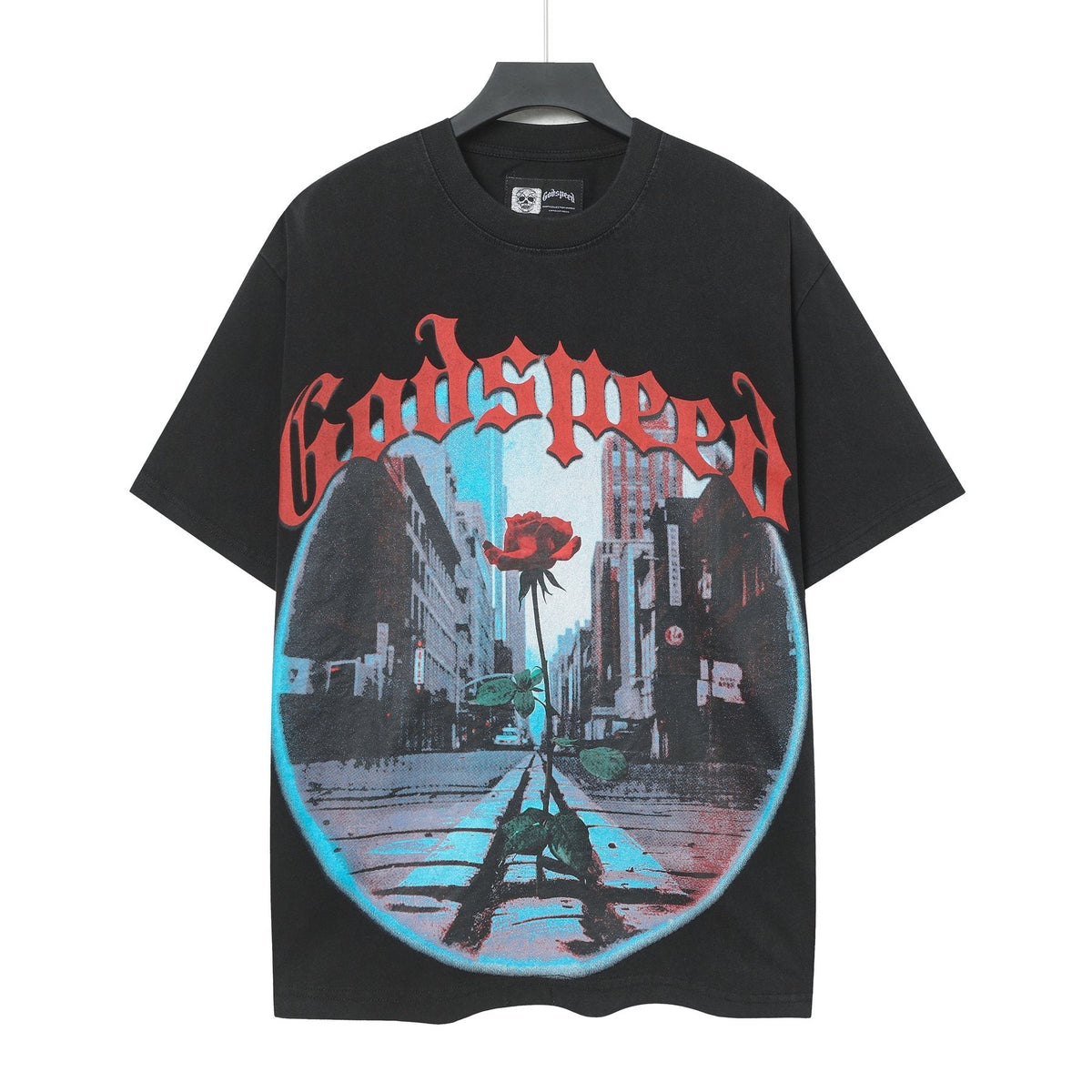 Godspeed E Pluribus Unum Washed Graphic T-Shirt