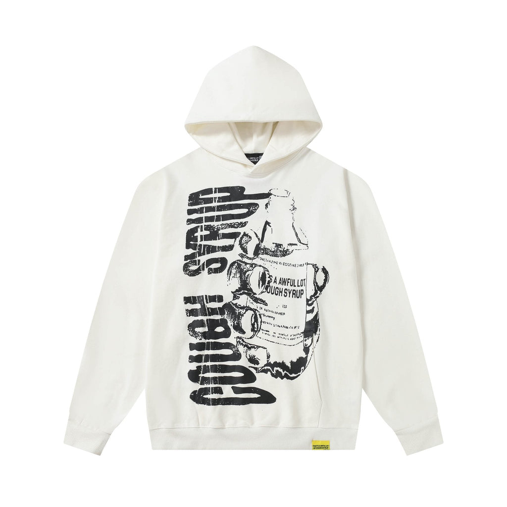 THAT'S A AWFUL LOT OF COUGH SYRUP Warning Graphic Hoodie