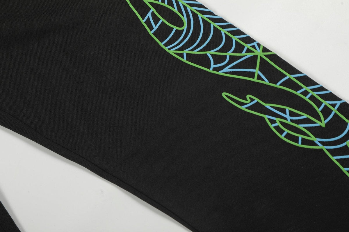 Sp5der Portrait Graphic Hoodie & Jogger Matching Set
