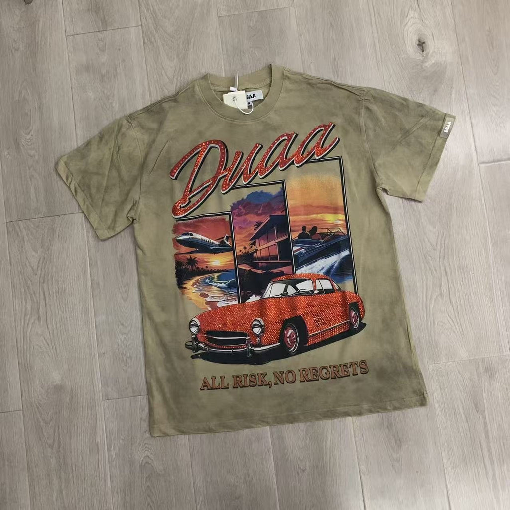 DUAA All Risk Car Graphic T-Shirt