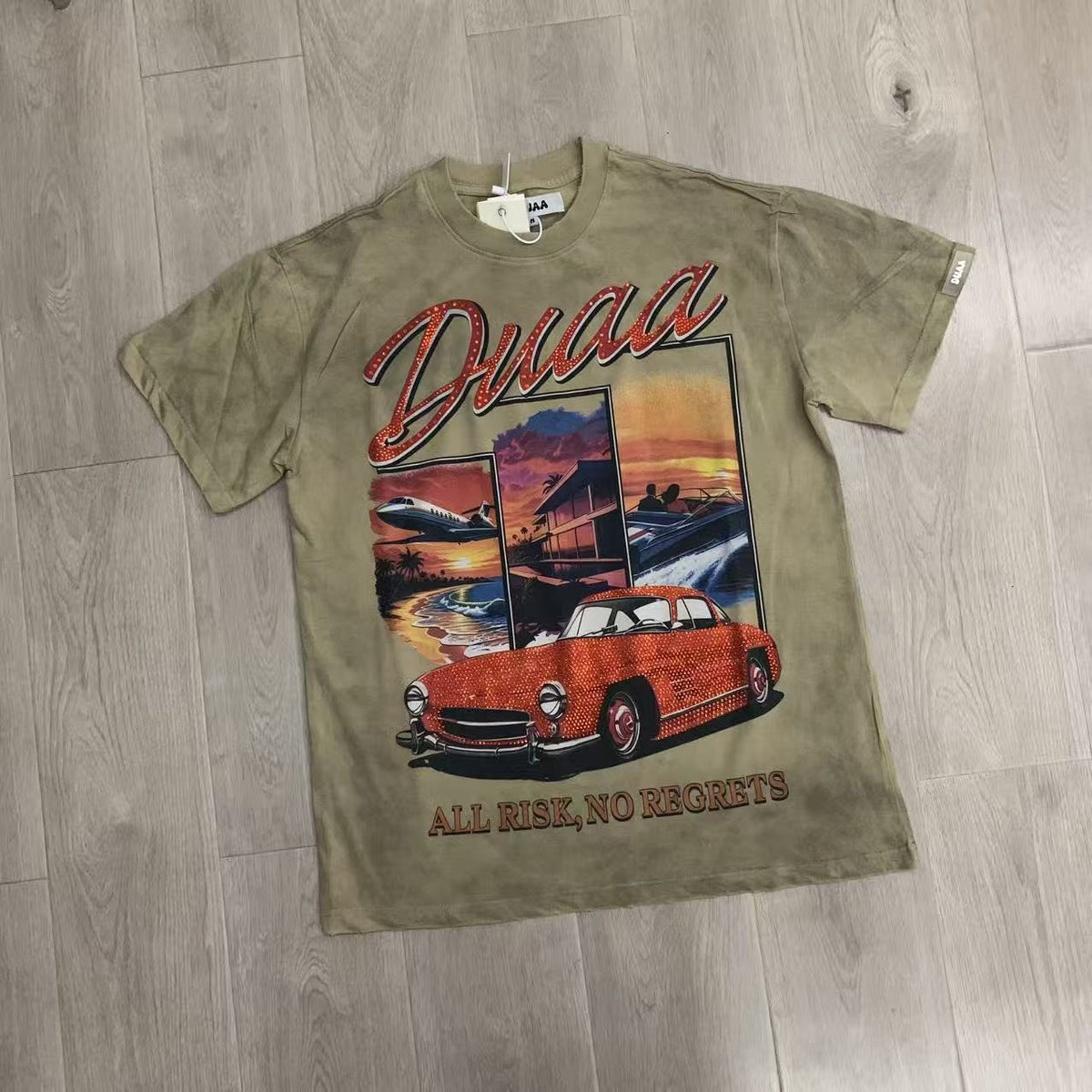 DUAA All Risk Car Graphic T-Shirt