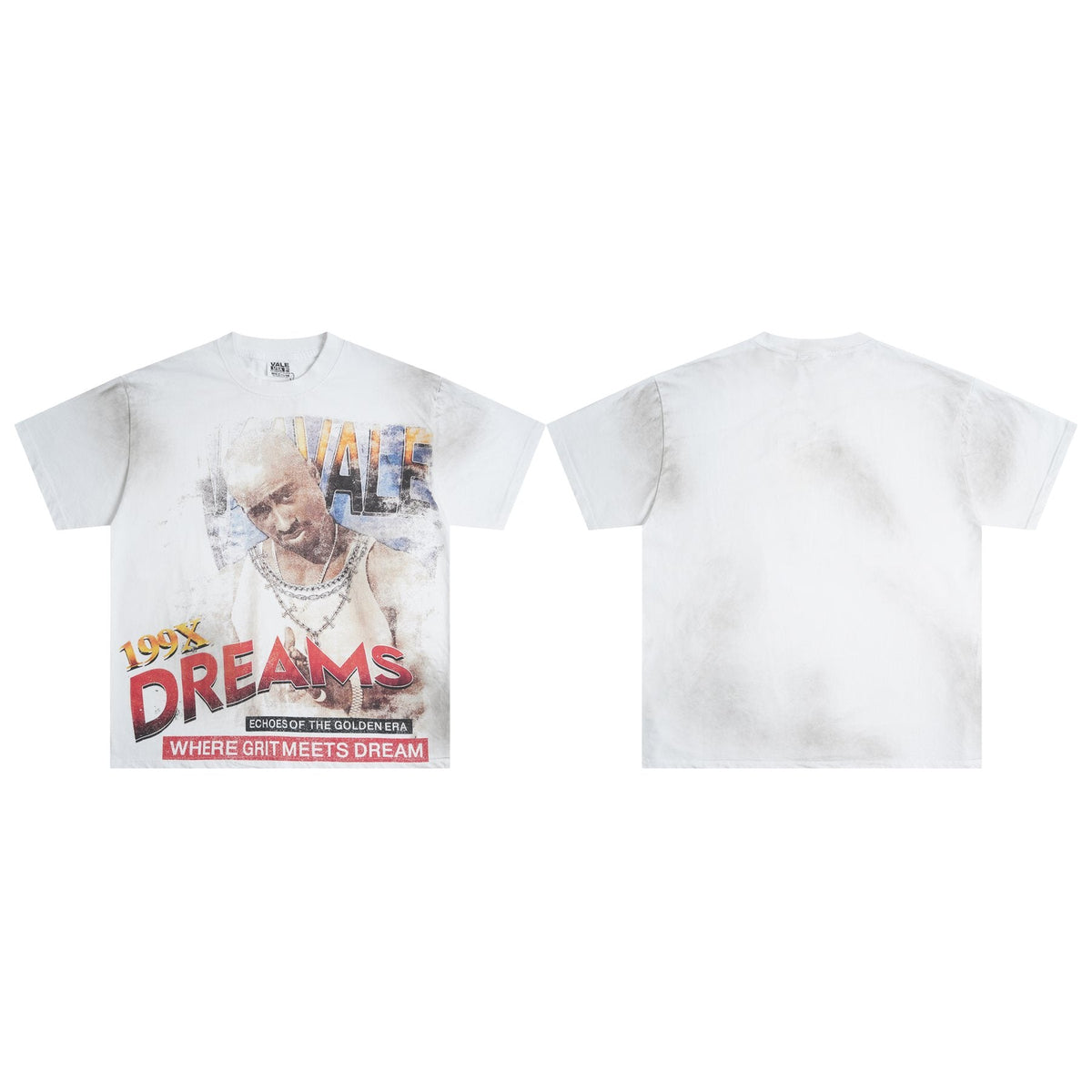 VALE USA 199X Dreams Portrait Graphic T-Shirt