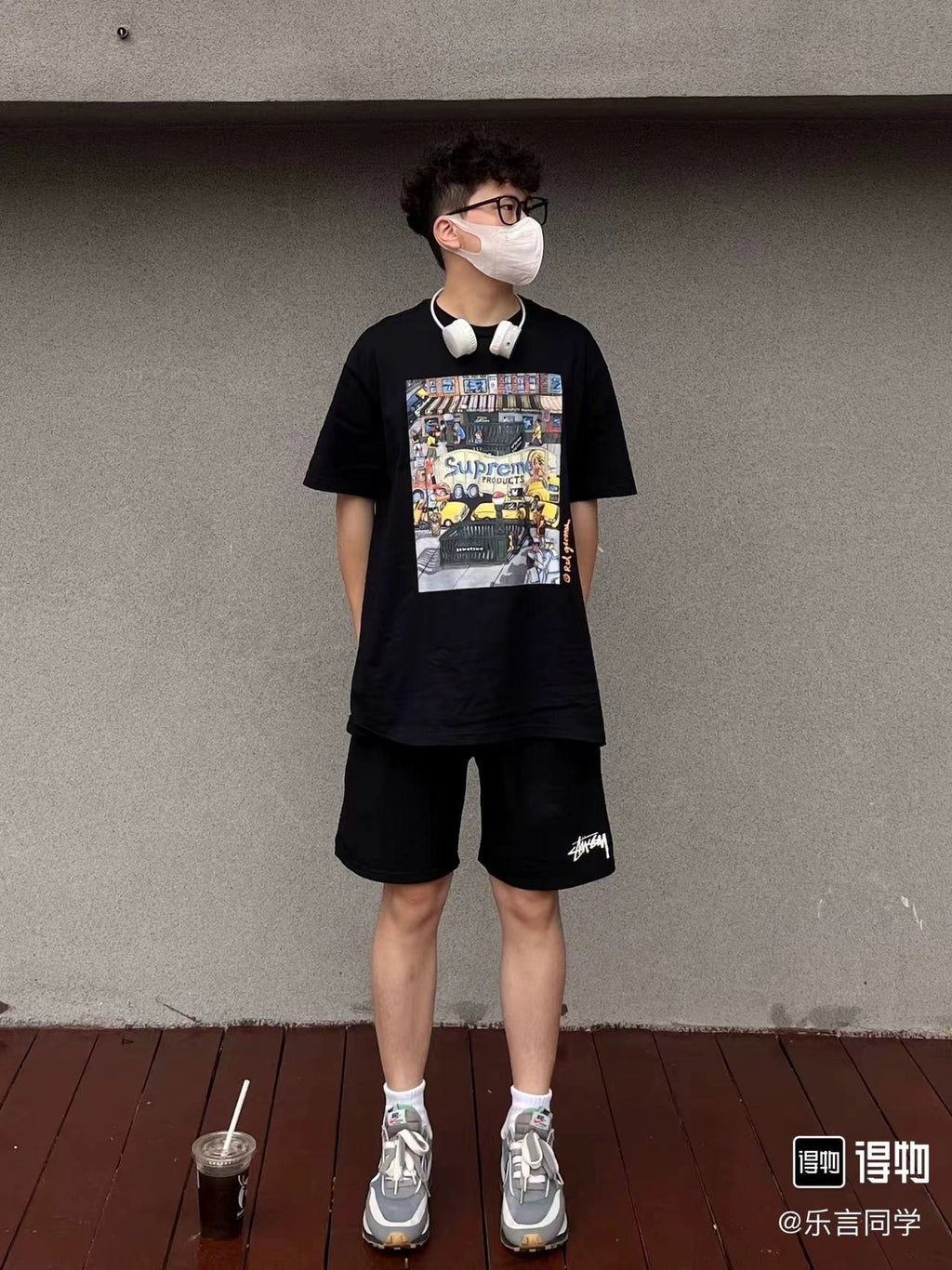 Supreme Manhattan City Graphic Short-Sleeve T-Shirt