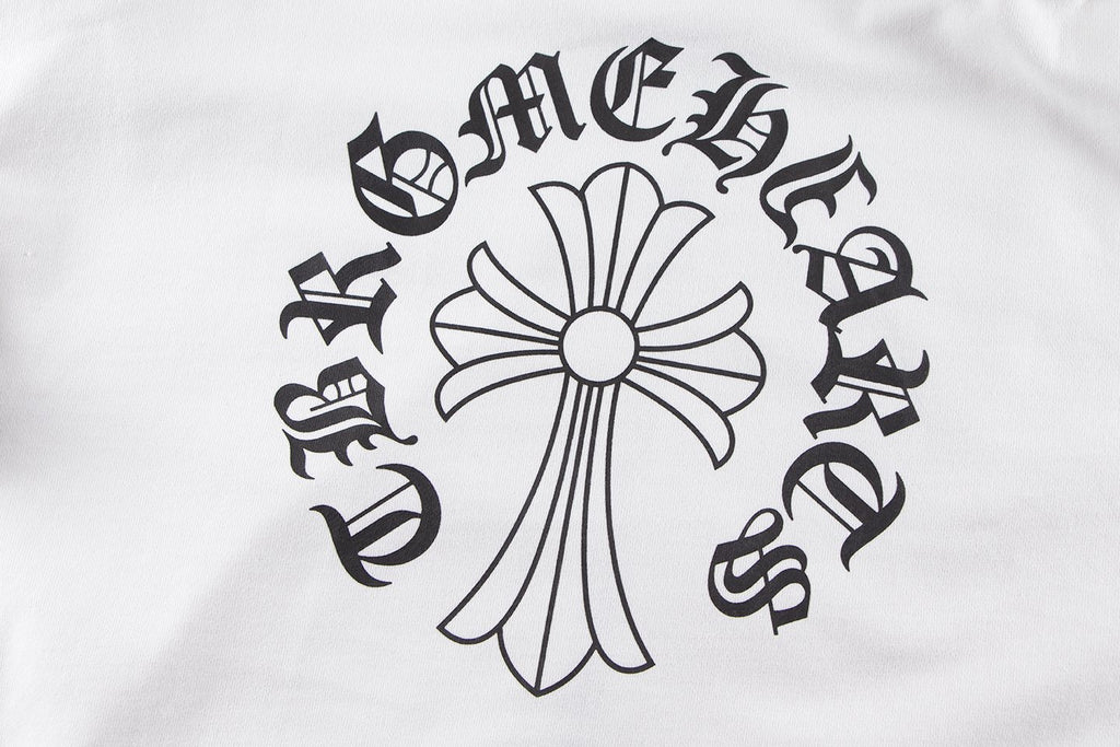Chrome Hearts Horseshoe Cross Sanskrit Zip Hoodie
