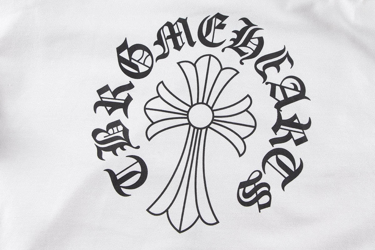 Chrome Hearts Horseshoe Cross Sanskrit Zip Hoodie