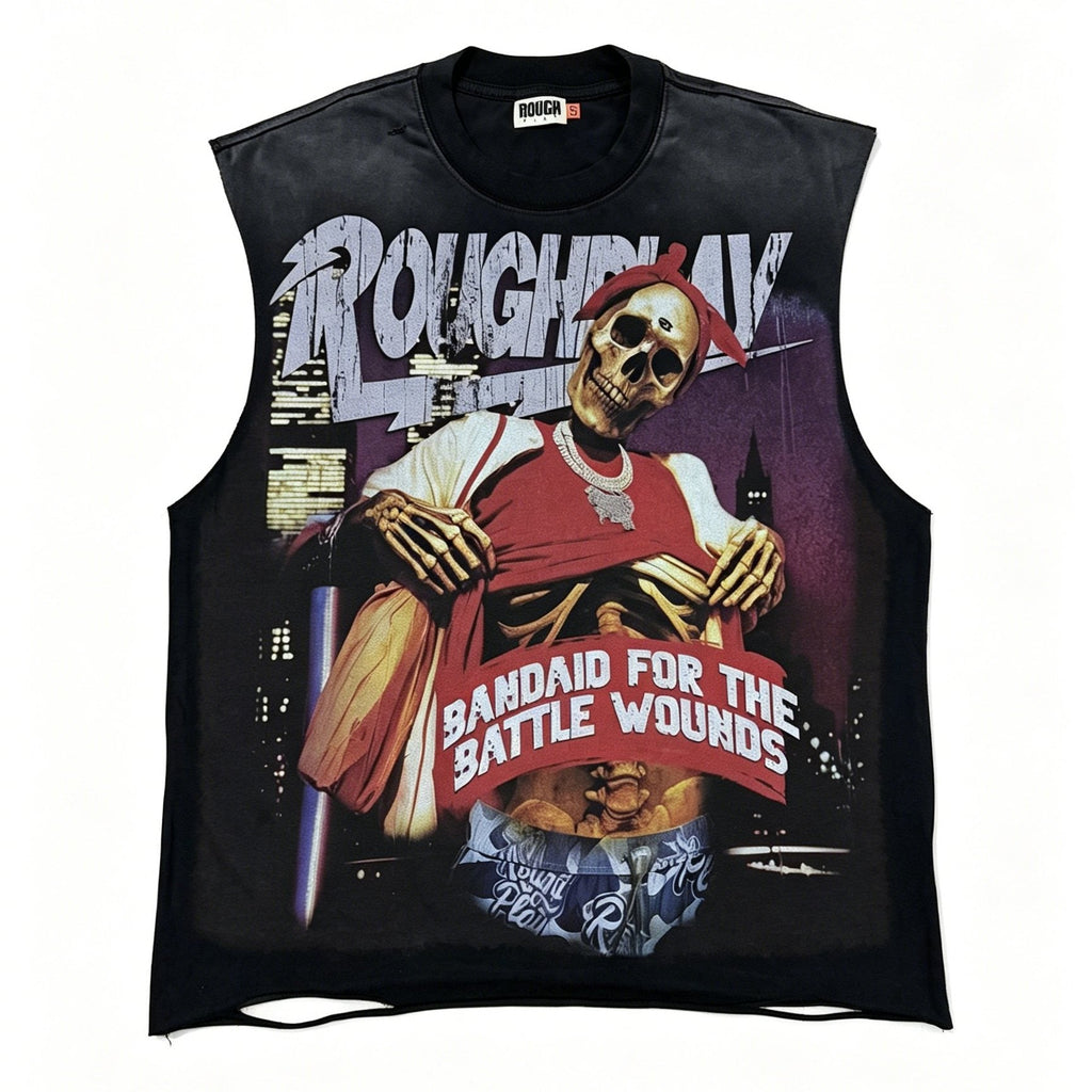 Rough Play Champion Graphic Sleeveless T-Shirt
