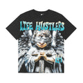 Life Hustlere Angel Graphic T-Shirt - White/Black