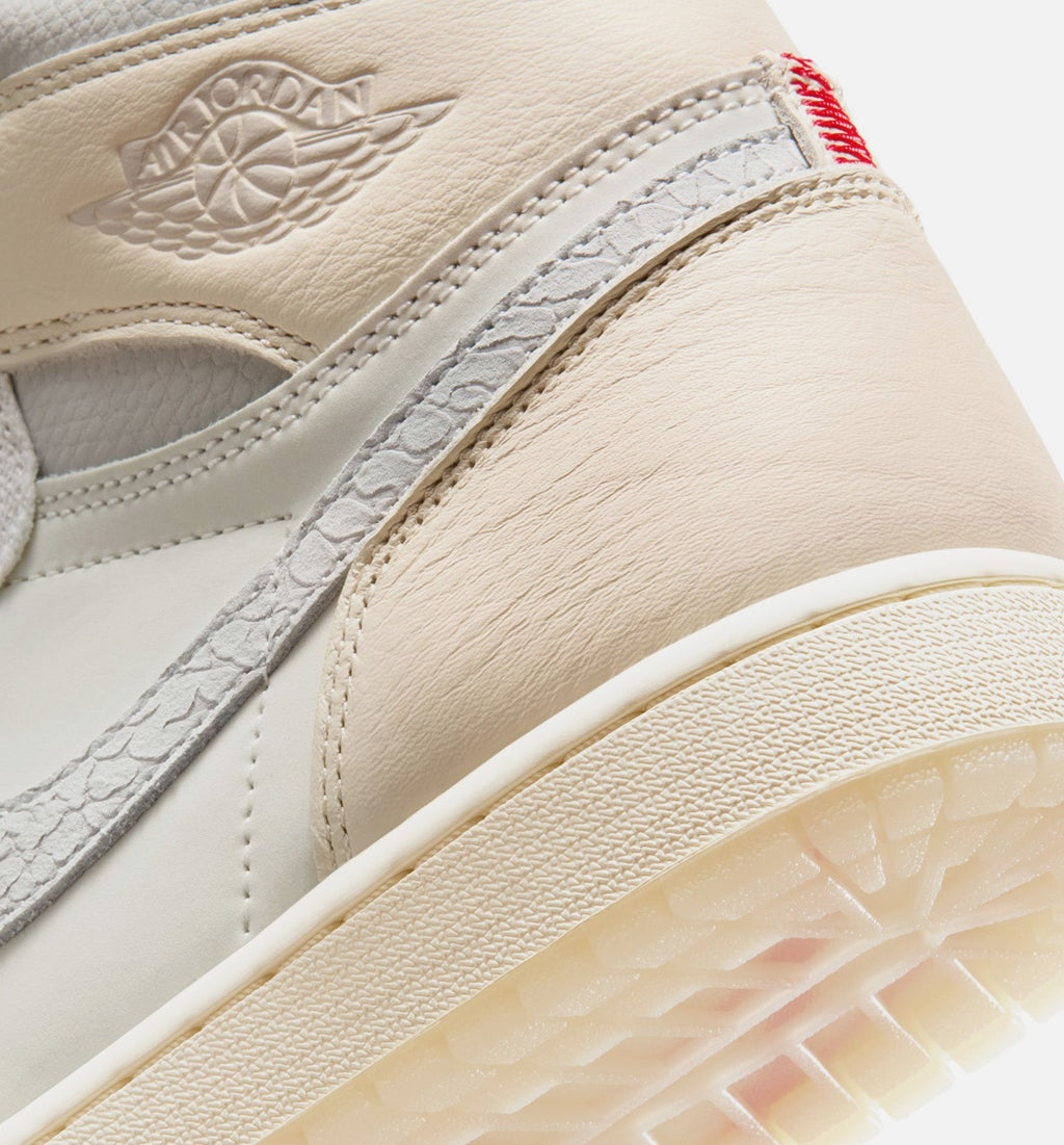 Air Jordan 1 Retro High OG Sail Men's Lifestyle Shoes - Sail / University Red / Pale Ivory / Coconut Milk