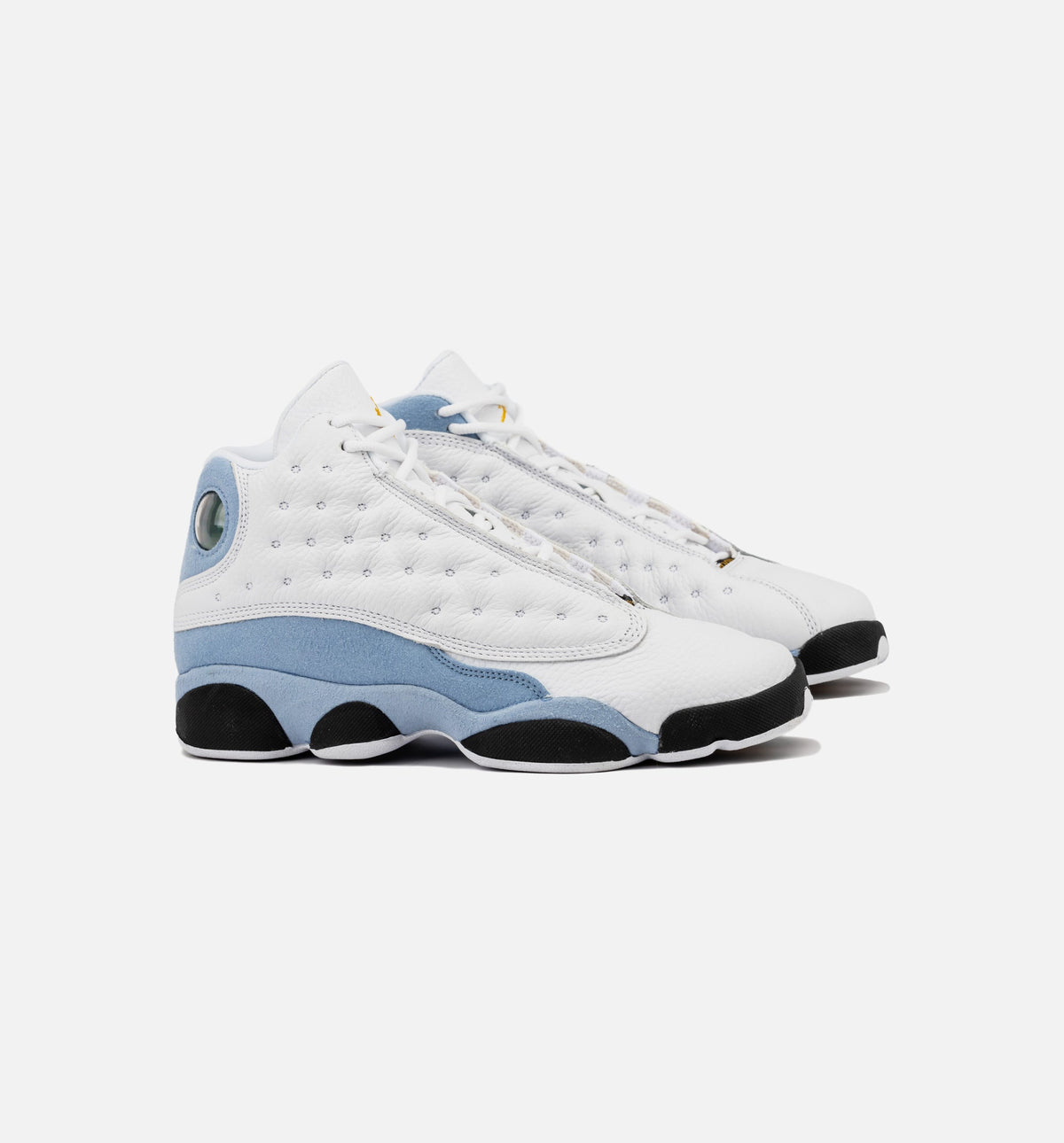 Air Jordan 13 Retro Blue Grey Big Kids' Sneakers - White / Blue Grey / Black / Yellow Ochre