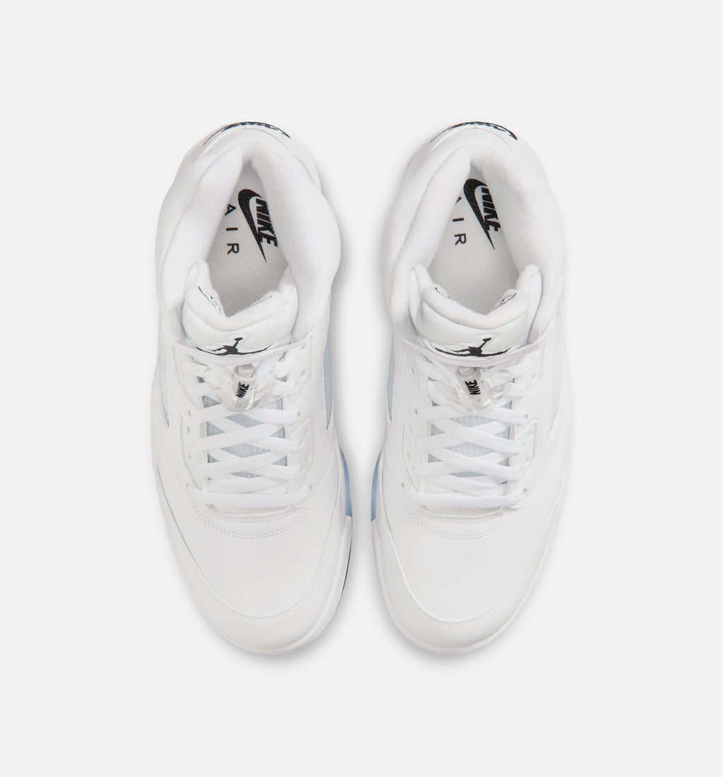 Air Jordan 5 Retro OG White Metallic Men's – White/Metallic Silver/Black