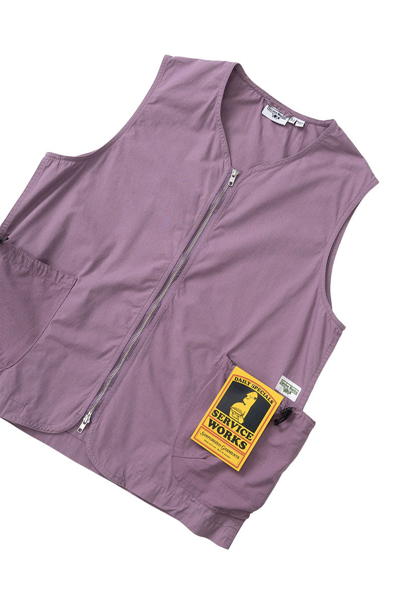SERVICE WORKS GARDENER VEST Grape