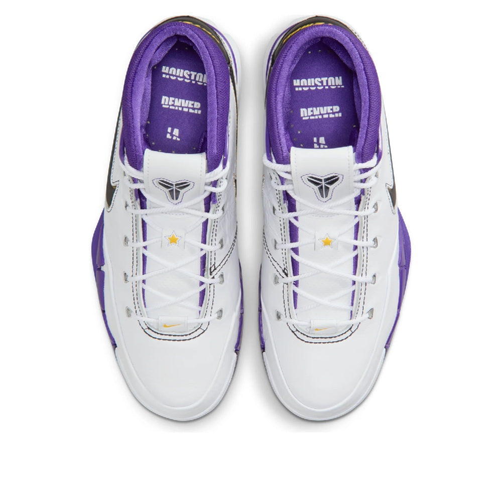 Men's Nike Kobe 1 Protro '81 Points' White/Black-Court Purple (IM0542 100)