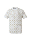 Louis Vuitton Full Print Round Neck Short Sleeves
