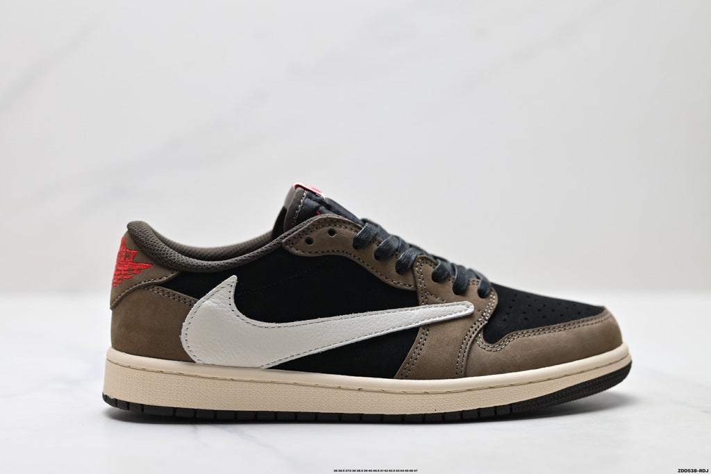 Nike Low-Top Sneakers Black Brown Beige Unisex Style 43